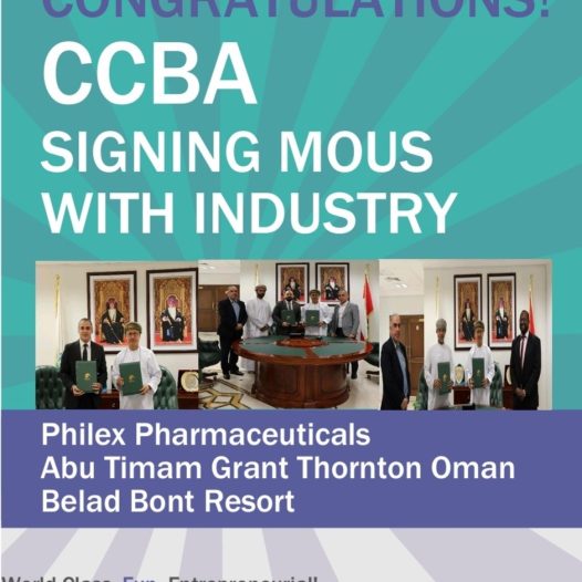 CCBA Signs Three MOUs with Industry