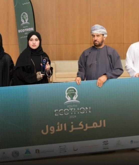 Under the patronage of H.E. Wali of Salalah: Students of the College of Engineering at theEntrepreneurship Center win first and fourth places in the Environmental Hackathon in Middle East.